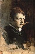 Anders Zorn, Sjalvportratt with fez